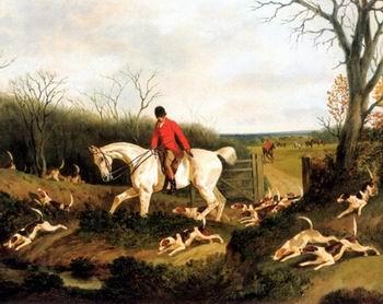 unknow artist Classical hunting fox, Equestrian and Beautiful Horses, 197.